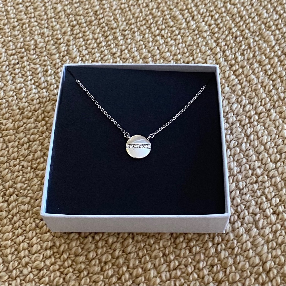 Park Lane Silver Tone Necklace, New in box